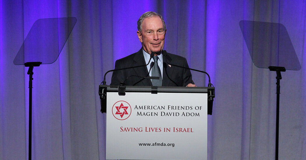 Bloomberg and 34,000 Donors Combine to Give $88 Million to Israel Medical Service