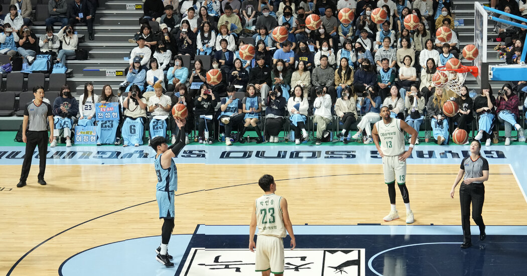 Why Some Korean Basketball Players Love the Bank Shot