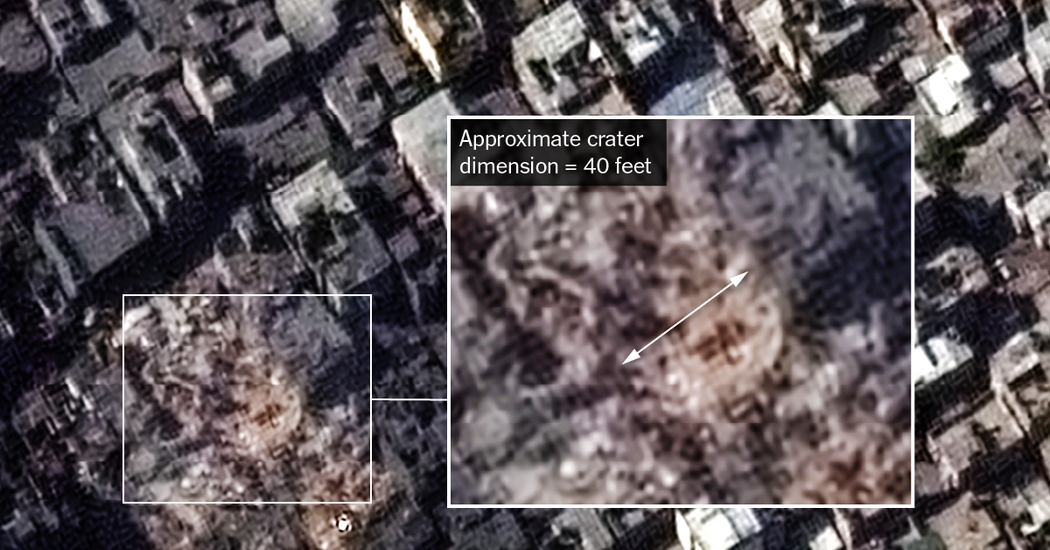 Israel Used 2,000-Pound Bombs in Strike on Jabaliya, Analysis Shows