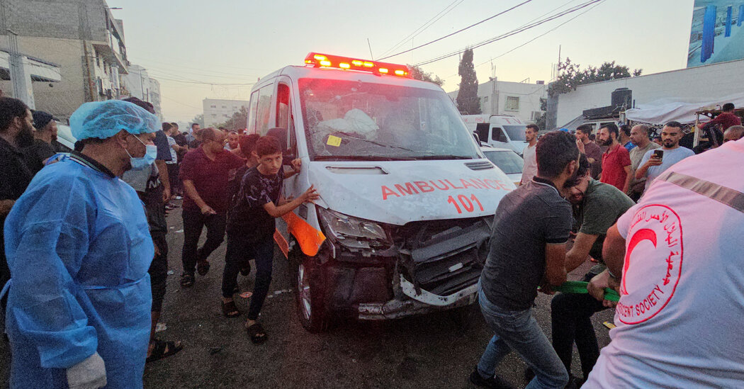 Explosion Near Al Shifa Hospital in Gaza Kills 13 and Injures Many Others