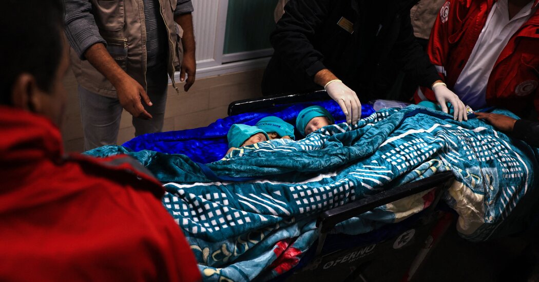 28 Premature Babies Evacuated From Al-Shifa Hospital Arrive in Egypt