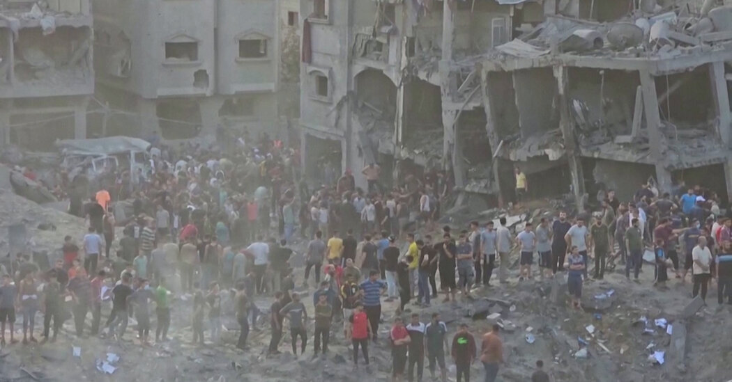 Video: Israeli Strike Hits Jabaliya Neighborhood in Gaza, Home to Refugee Camp