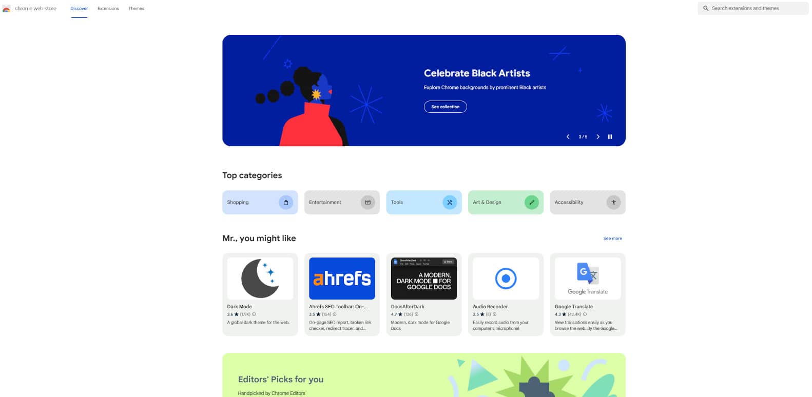 Featured image for Chrome Web Store unveils its redesign to the public