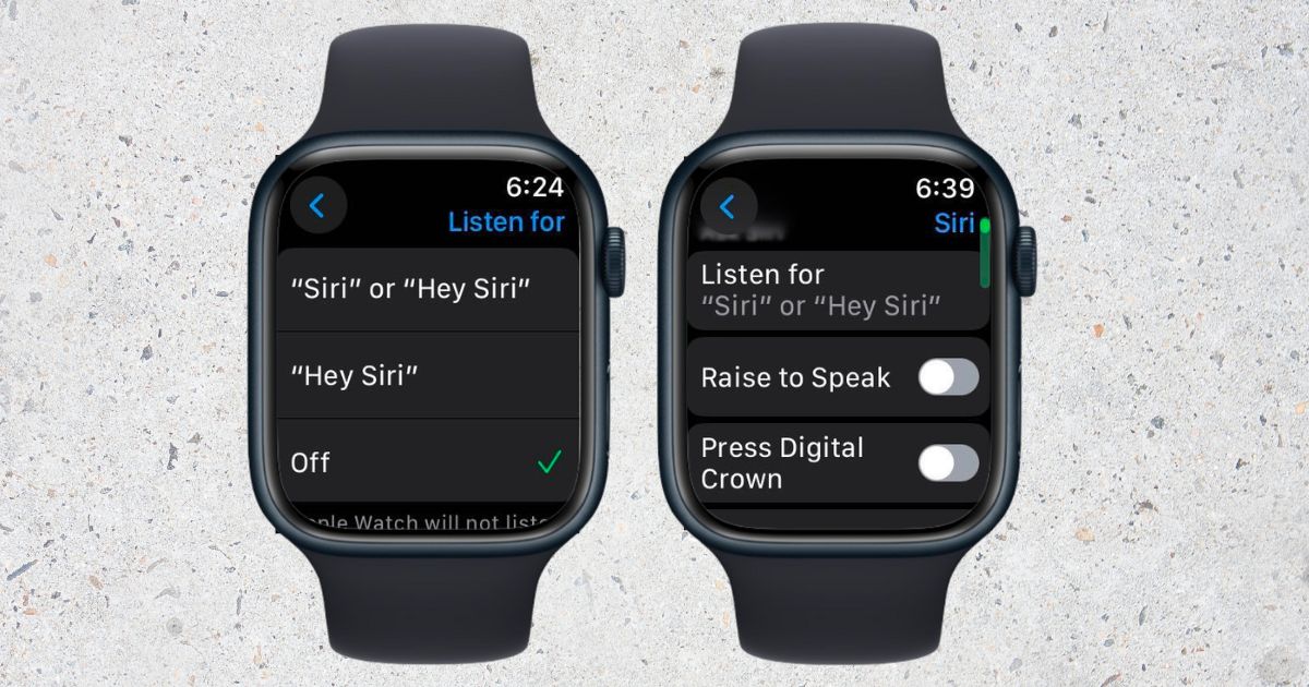 How To Turn Off Siri on Apple Watch
