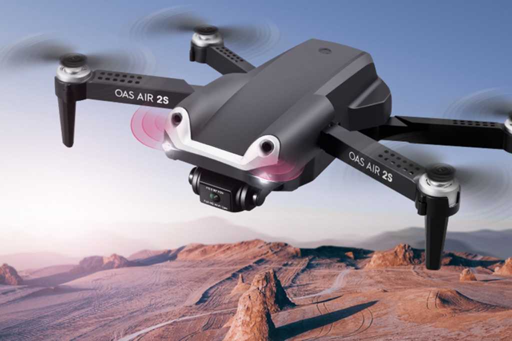 ProVision Foldable 4K HD Camera Drone with Gesture Control & 2 Batteries