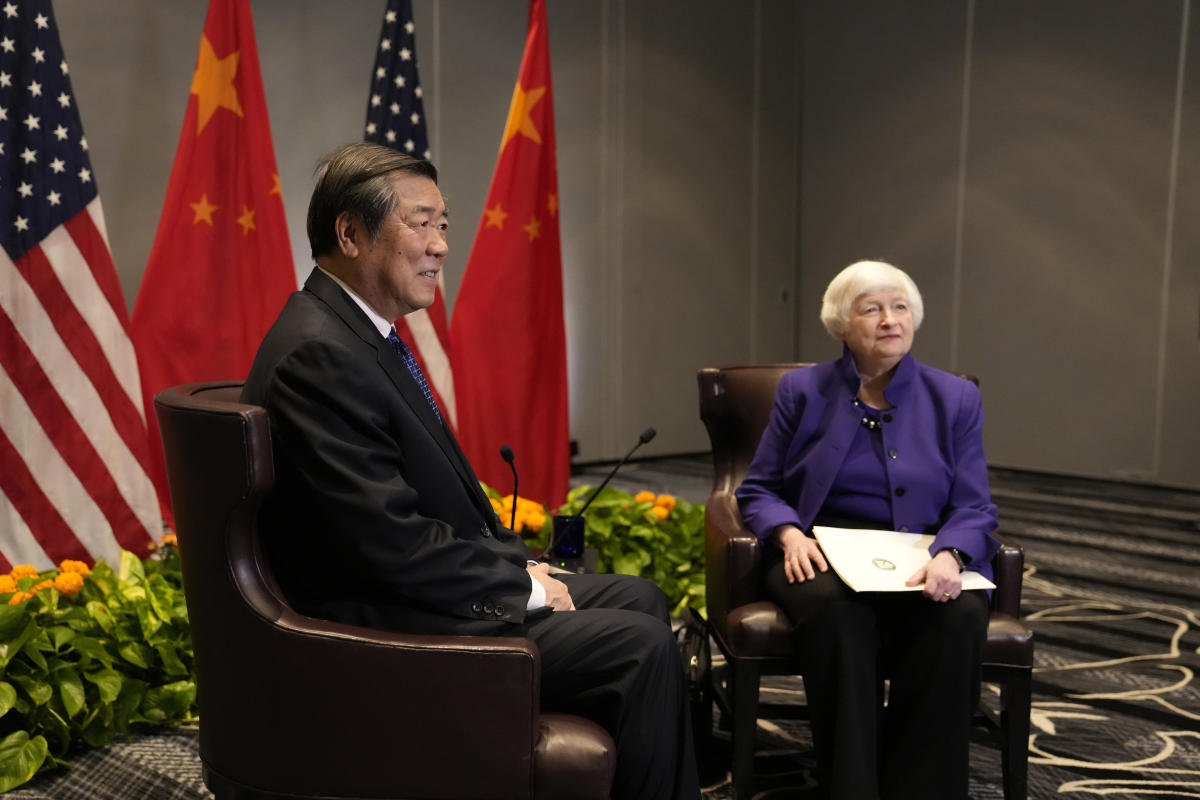 Yellen says her talks with Chinese finance chief laid groundwork for Biden's meeting with Xi