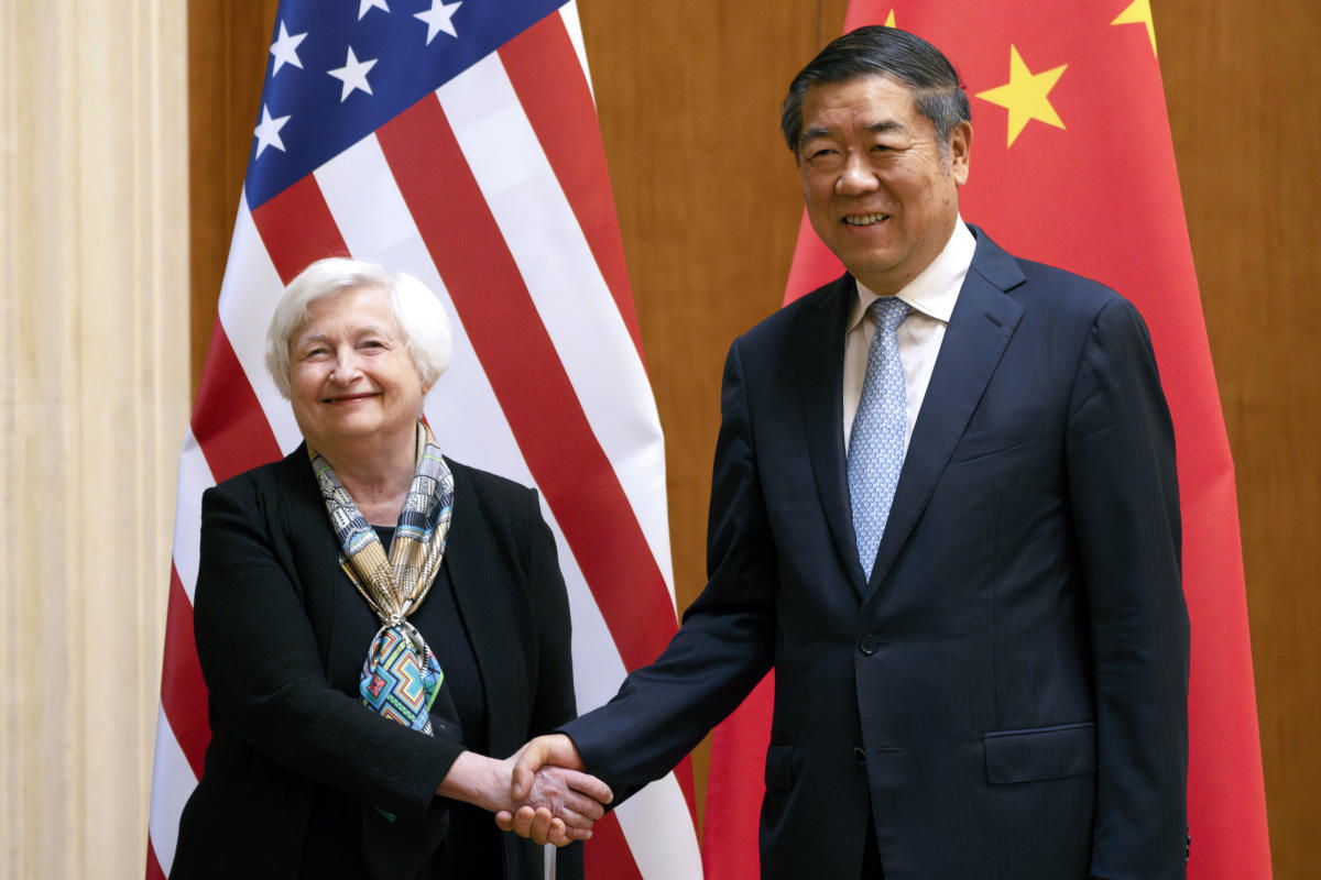 Yellen to host Chinese vice premier for talks in San Francisco ahead of start of APEC summit