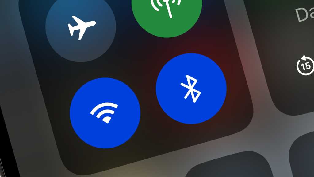 iOS 17 Control Center Bluetooth Wi-Fi