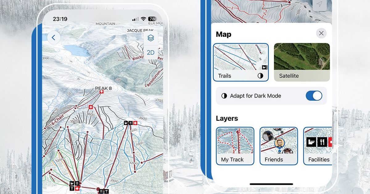 Slopes ski and ride tracking app launches 3D maps, resort search, and trip planning