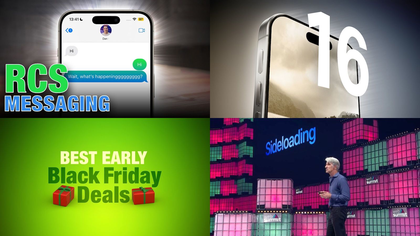 Top Stories: Apple to Support RCS, iPhone 16 Rumors, and More