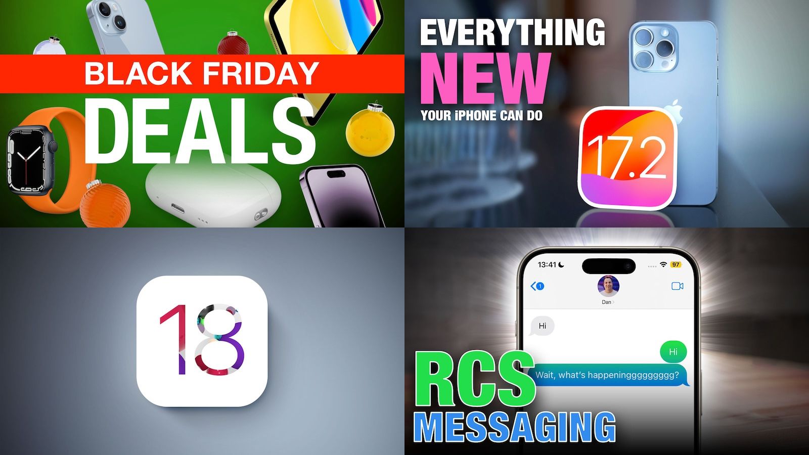 Top Stories: Apple Black Friday Deals, iOS 18 Rumor Recap, and More