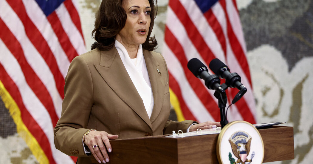 Harris Says U.S. Strongly Opposes ‘Forced Relocation of Palestinians From Gaza’
