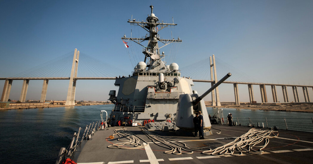 U.S. Navy Destroyer Is Attacked in the Red Sea, Pentagon Says