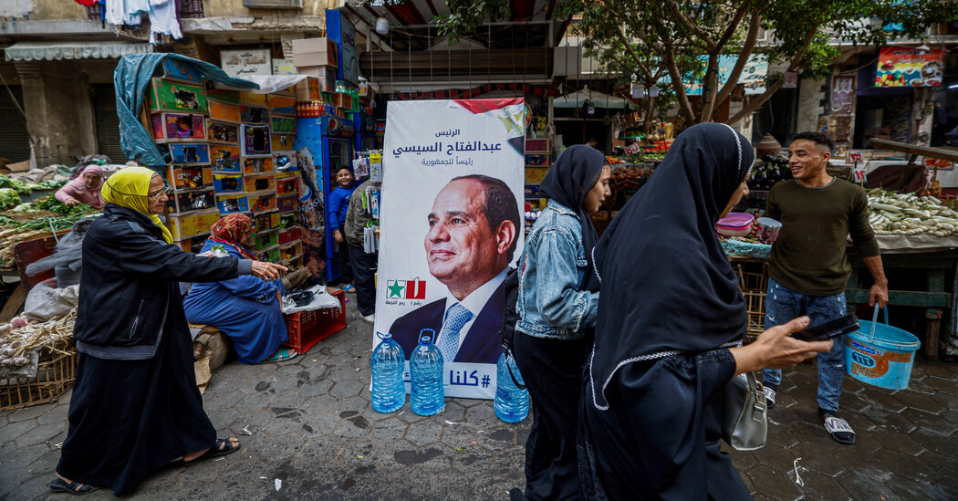 Israel-Hamas War Has Buoyed Egypt’s Leader Ahead of Presidential Vote