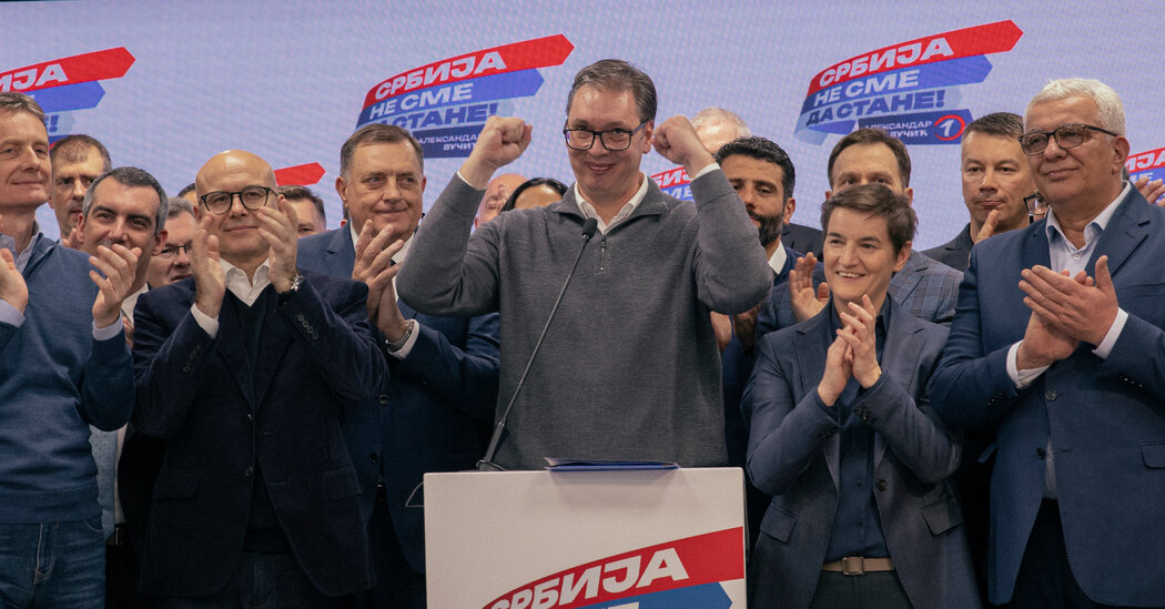Serbia’s Leader Tightens Grip on Power in General Election, Early Results Show