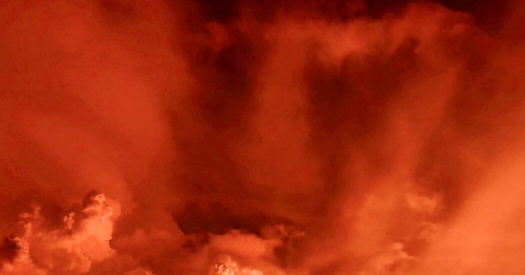 Iceland’s Volcanic Eruption Is a Fiery Show of Lava and Smoke