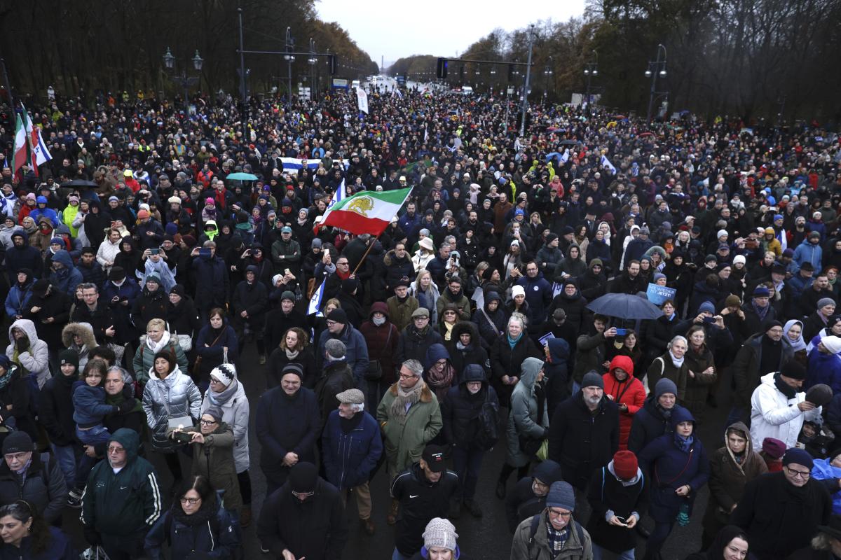Thousands demonstrate against antisemitism in Berlin as Germany grapples with a rise in incidents