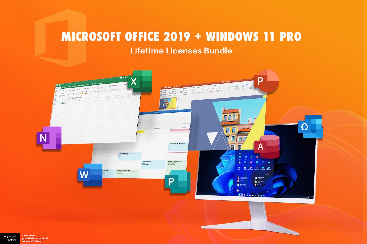 $50 bundle packs Microsoft Office Pro Plus 2019, Windows 11 Pro