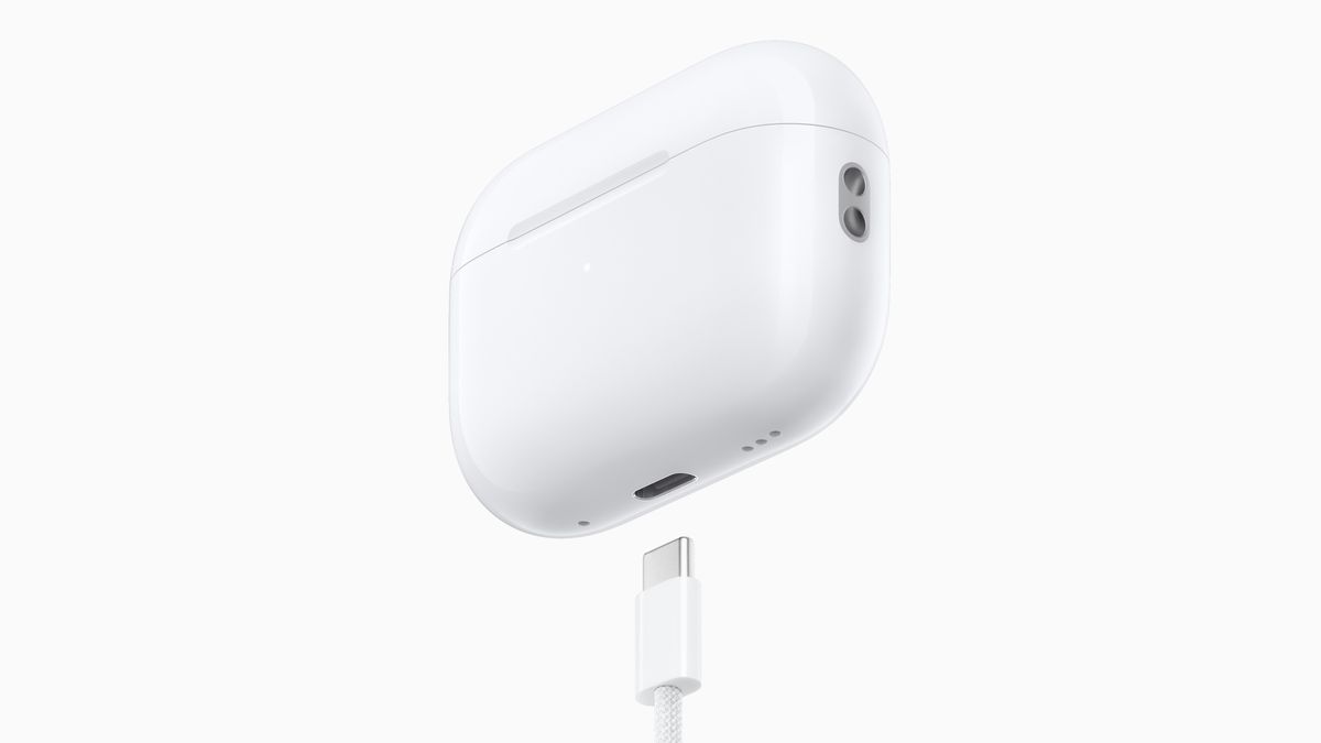 AirPod 2 charger and USB-C connector