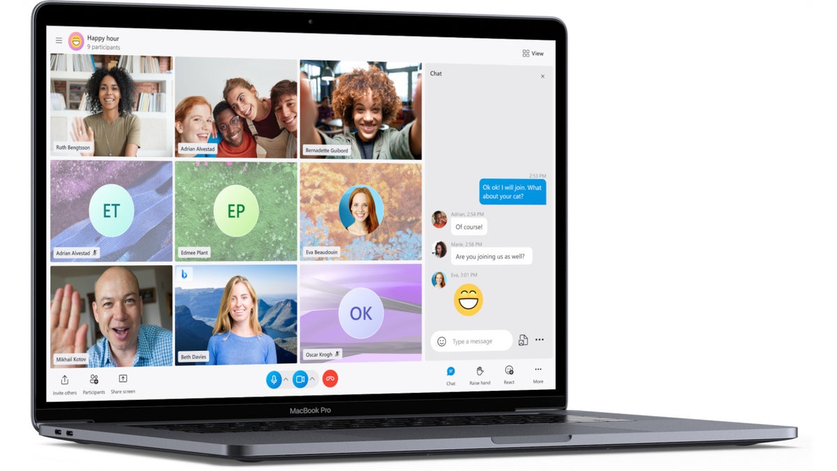Skype now supports a secondary camera feed, chats get a vibrant upgrade