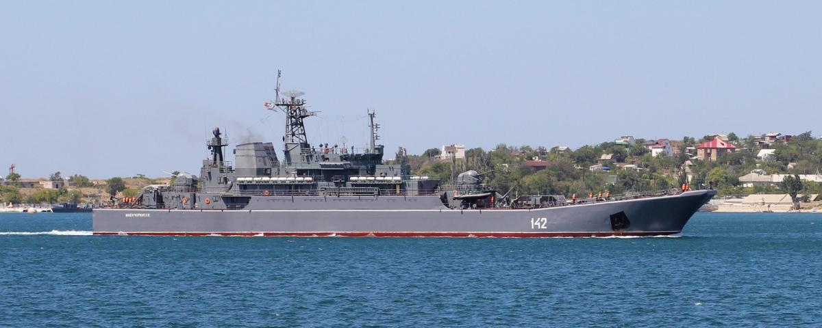 Watch Ukraine blow up Russian ship in Crimea