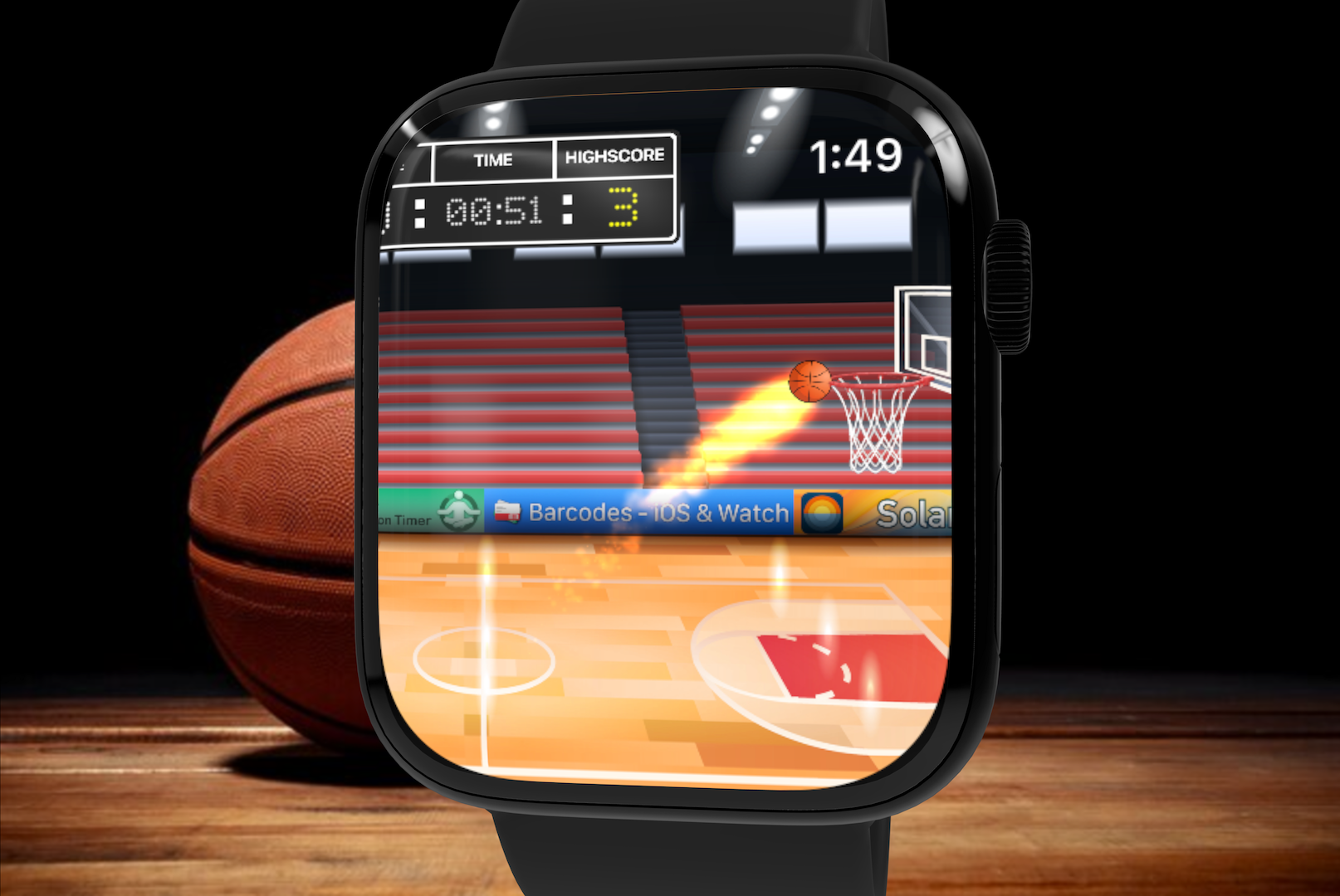 Hit the Court and Play Hoops Basketball on Your Apple Watch