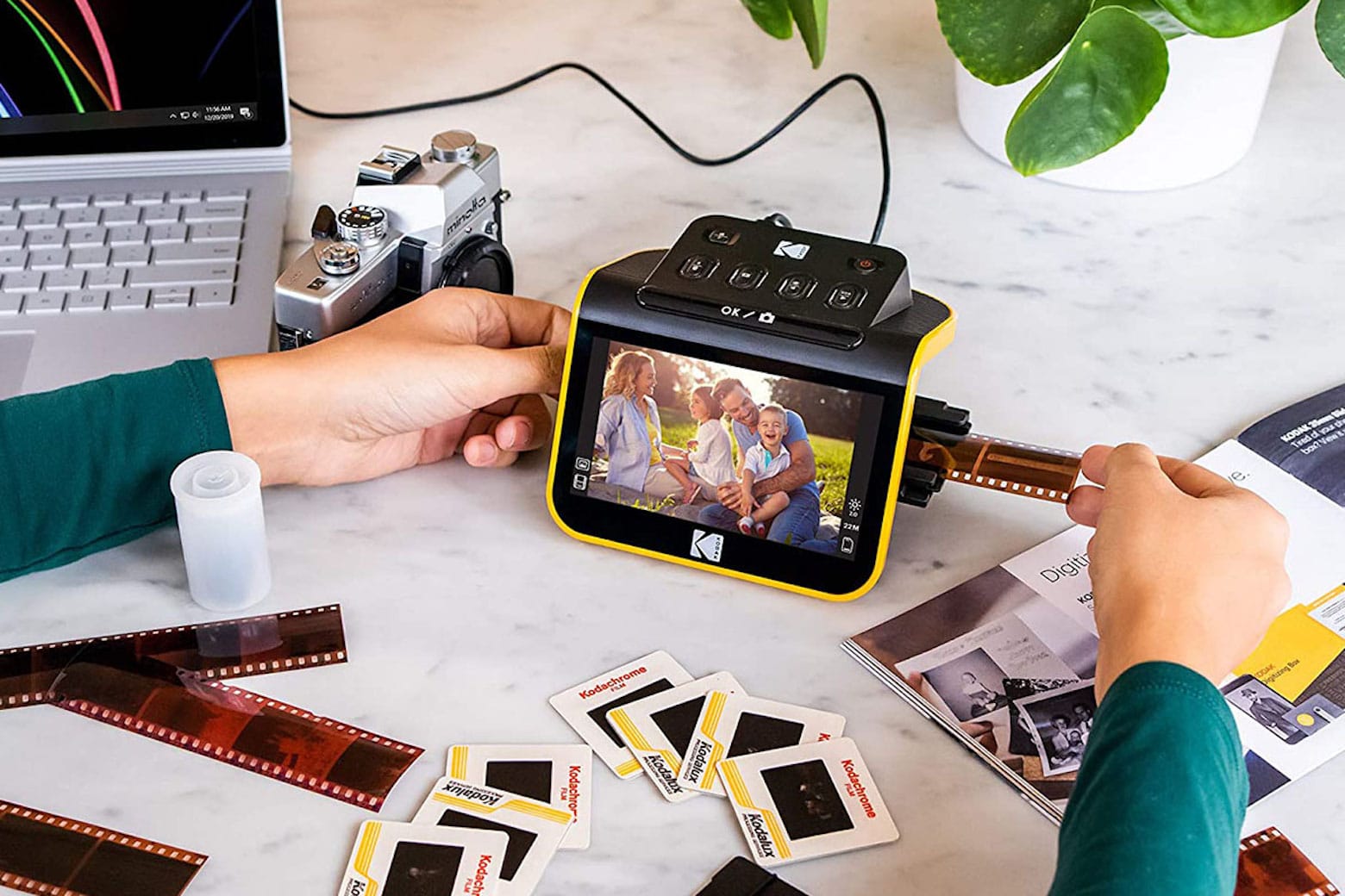Kodak film scanner digitizes your old film negatives and slides